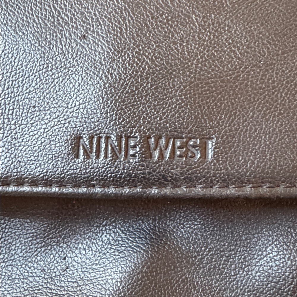 Nine West Black Shoulder Bag Purse Small - Picture 8 of 12